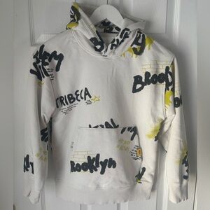 Zara Kids Graffiti Print Hoodie